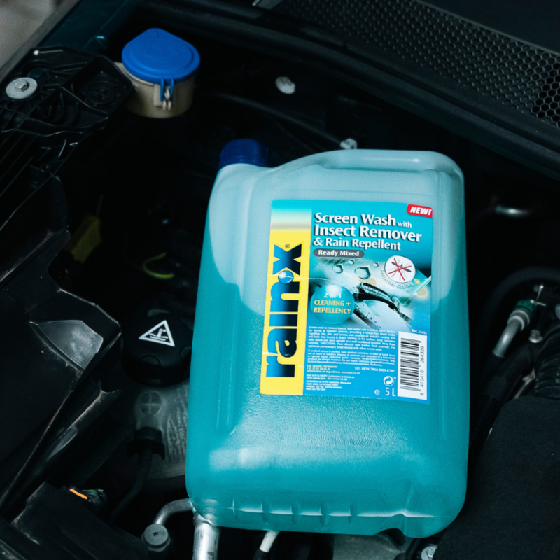5L Liquide Lave-Glace Rain X Anti-Pluie / Anti-Insectes