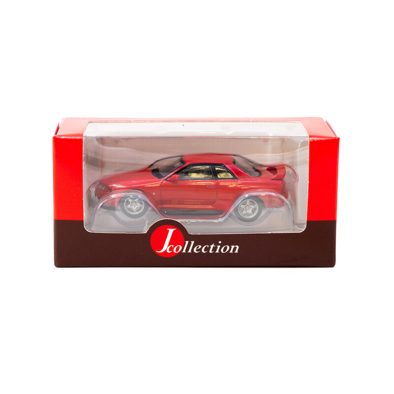 J-Collection 1/64 - Nissan Skyline GT-R (BNR32), Rouge