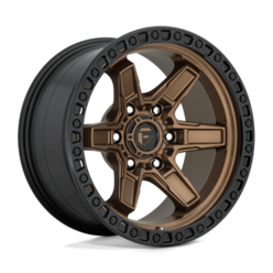 Fuel D699 Kicker 17x9" 6x139.7 ET01, Bronze Mat, Cerclage Noir