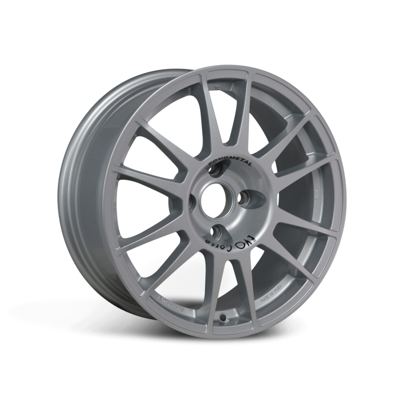 Jante Evo Corse SanremoCorse 16x6.5" 4x100 ET31, Gris Argenté (Renault Clio Rally 5)