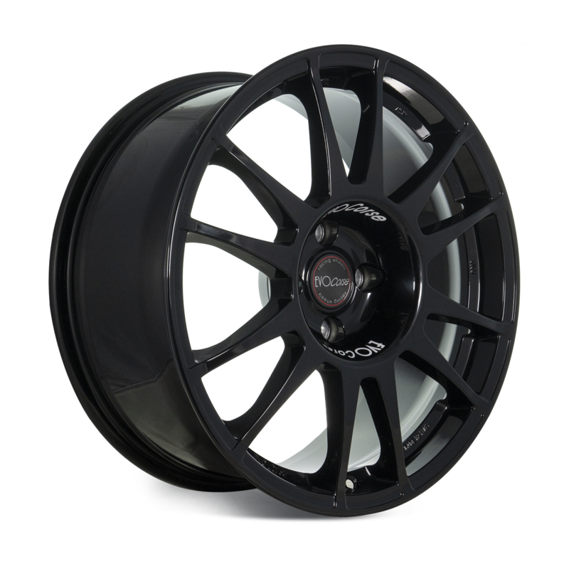 Jante Evo Corse SanremoCorse 17x7" 5x120 ET42, Noir Brillant (Ford Fiesta Rally3)