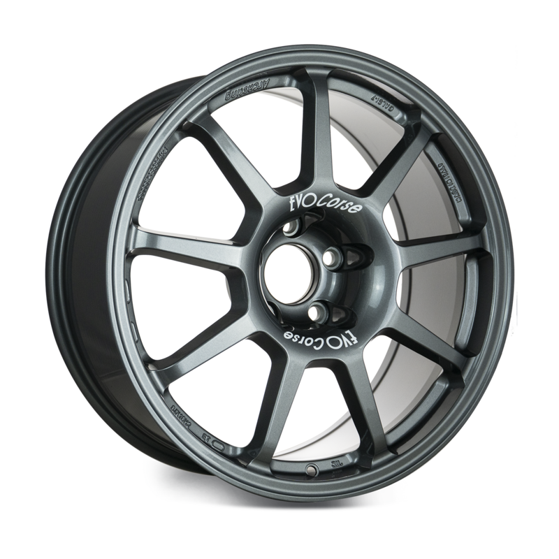 Jante Evo Corse Z.A.R. 18x8" 5x114.3 ET28, Anthracite (Mitsubishi / Toyota)
