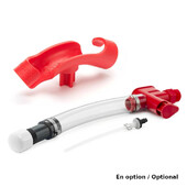 Bidon VP Racing Blanc 11L (3 gal) + Tuyau Deluxe