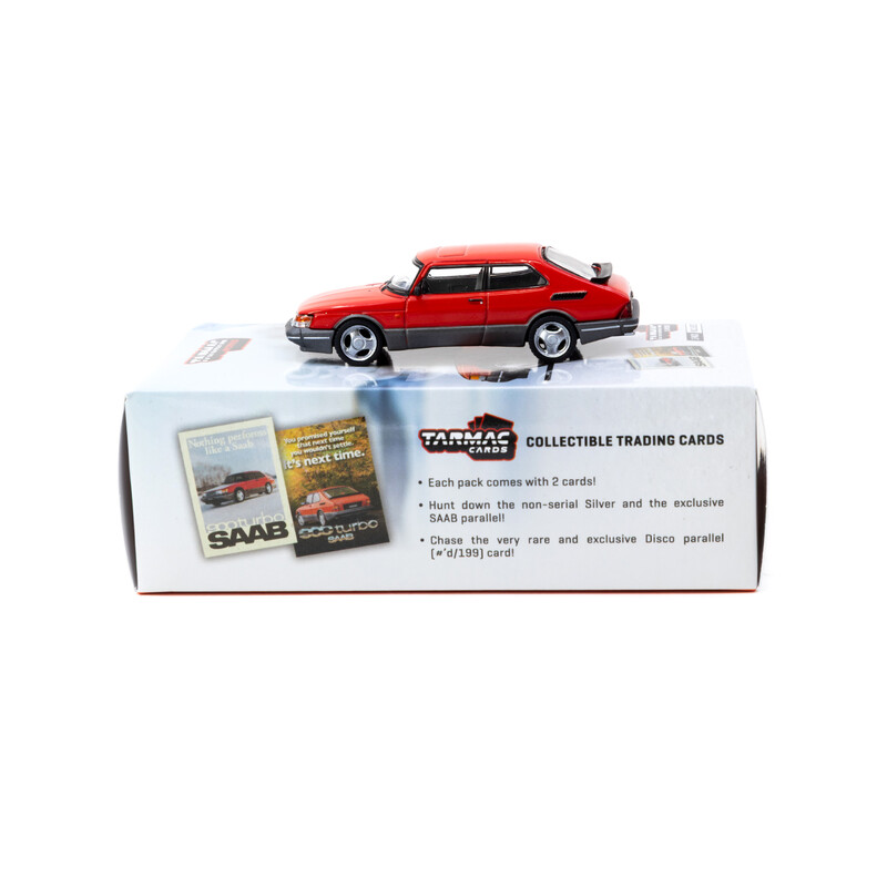 Tarmac Works 1/64 - Saab 900 Turbo - Rouge
