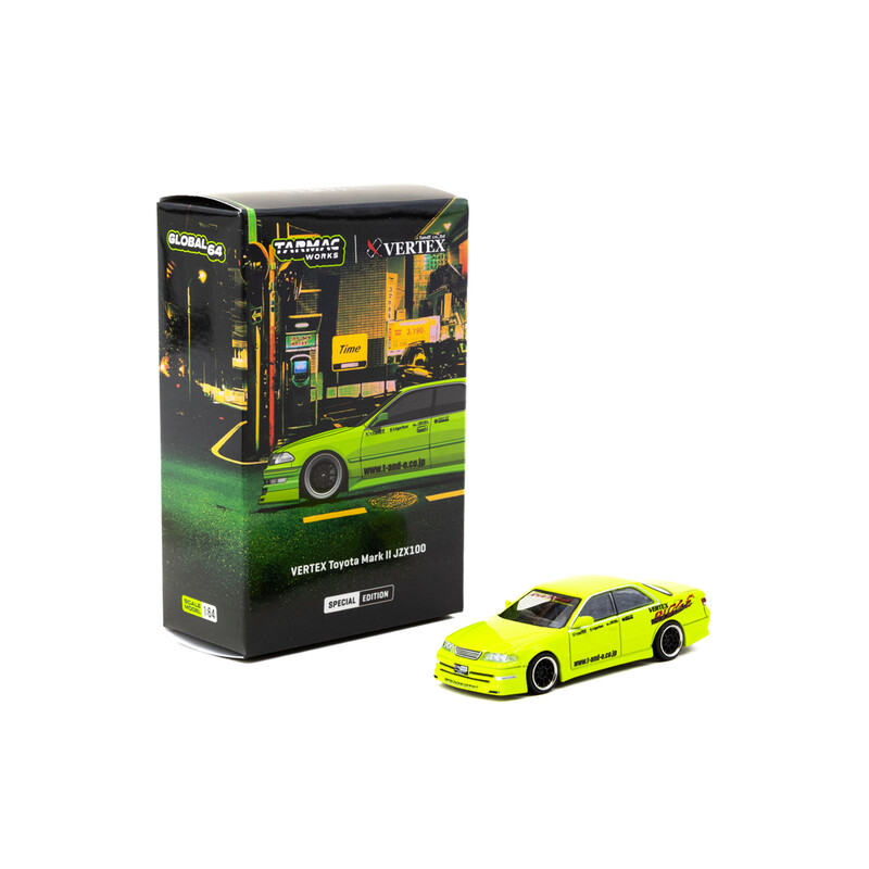 Tarmac Works 1/64 - Toyota Mark II JZX100 Vertex, Vert