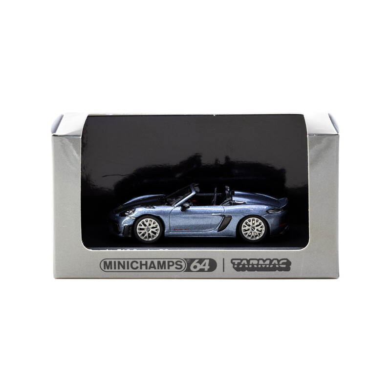 Tarmac Works 1/64 - Porsche 718 Spyder RS Vanadium Grey Metallic