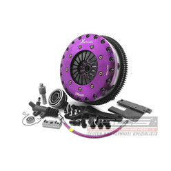 Embrayage Renforcé Xtreme Clutch Organique Bidisque + Volant Moteur pour Toyota Mark II VVTi (JZX100)