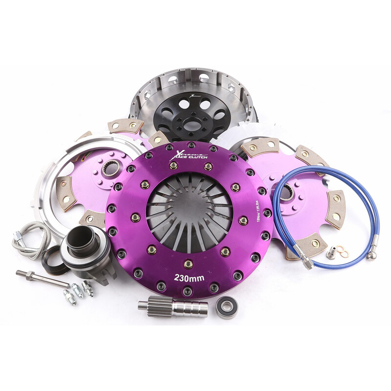 Embrayage Renforcé Xtreme Clutch Céramétallique Bidisque + Volant Moteur pour Toyota Supra MK3 3.0 Turbo (MA70)