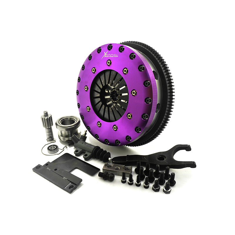 Embrayage Renforcé Xtreme Clutch Organique Bidisque + Volant Moteur pour Toyota Supra MK4 3.0 i Bi-Turbo (JZA80)