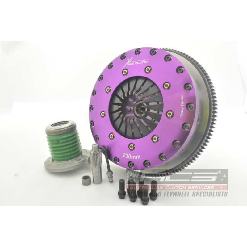 Embrayage Renforcé Xtreme Clutch Céramétallique Bidisque + Volant Moteur pour Ford Mustang 2.3 EcoBoost