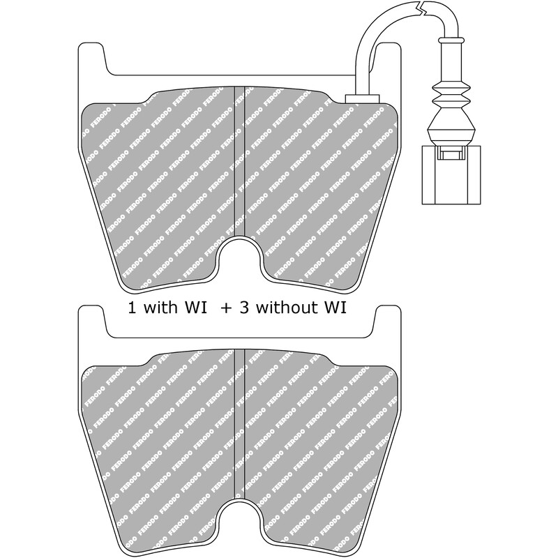 Plaquettes de Freins Avant Ferodo DS Performance pour Audi S3 / RS3 8V (2015+)