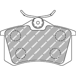 Plaquettes de Freins Arrière Ferodo DS Performance pour Citroen Picasso (1999+)