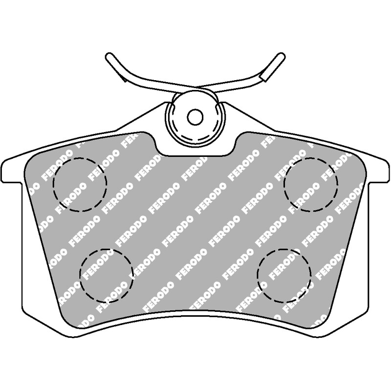 Plaquettes de Freins Arrière Ferodo DS Performance pour Ford Galaxy (95-06)