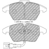 Plaquettes de Freins Avant Ferodo DS2500 pour Audi A3 8P (03-12)