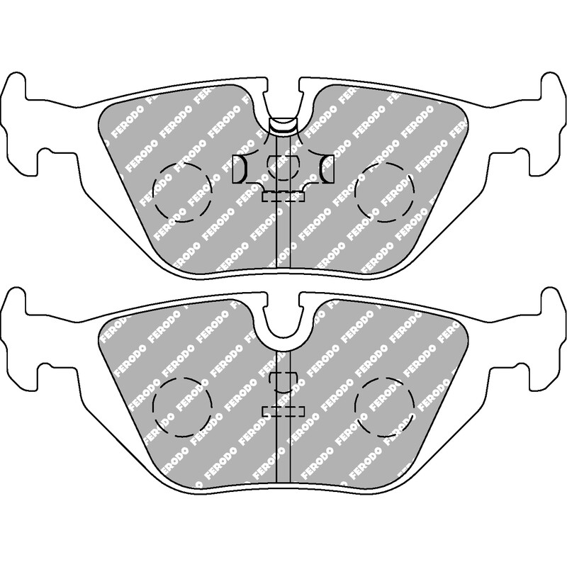 Plaquettes de Freins Arrière Ferodo DS2500 pour BMW E36 (90-00)