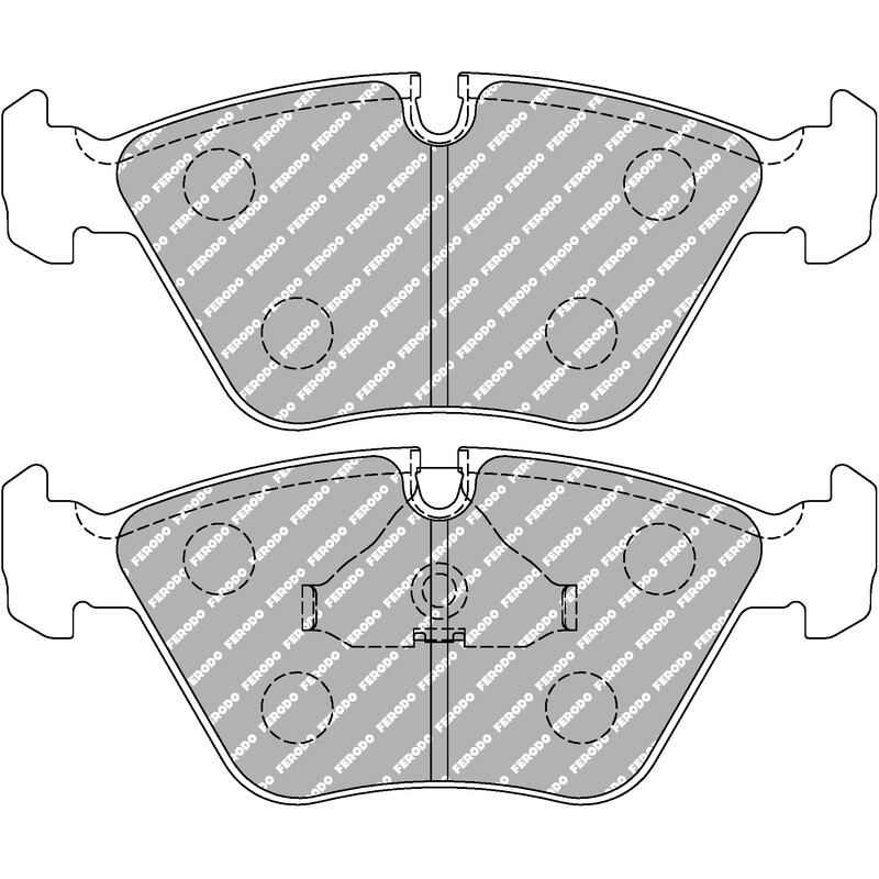 Plaquettes de Freins Avant Ferodo DS2500 pour BMW M3 E46 (00-06)