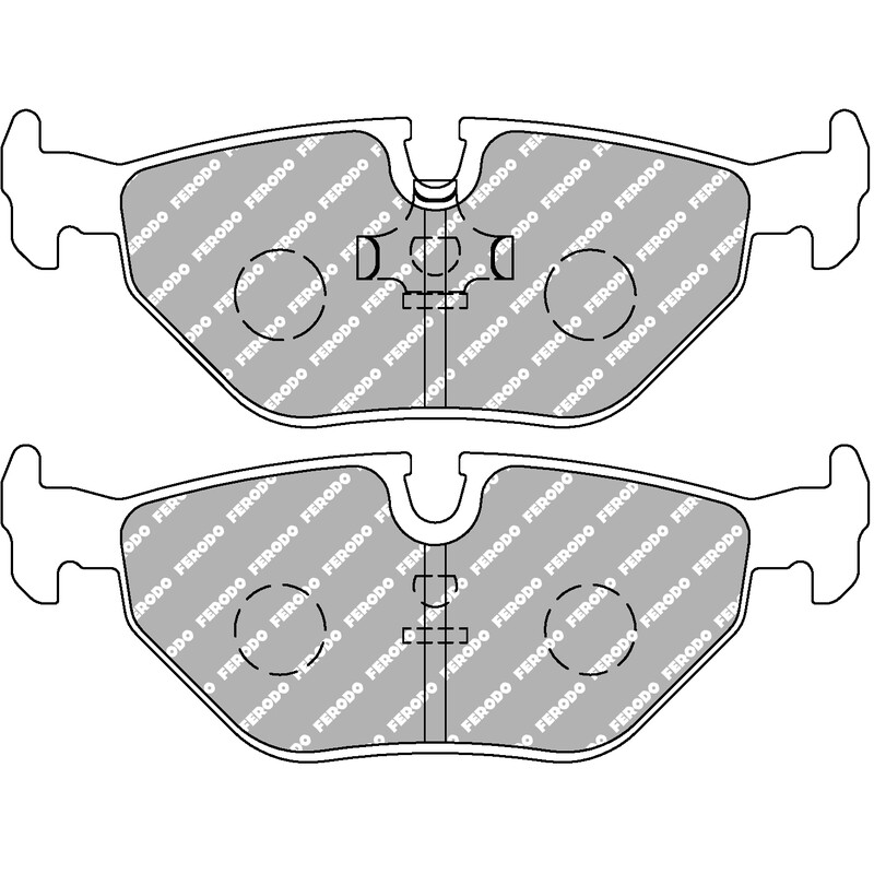 Plaquettes de Freins Arrière Ferodo DS2500 pour BMW M5 E34 (88-97)