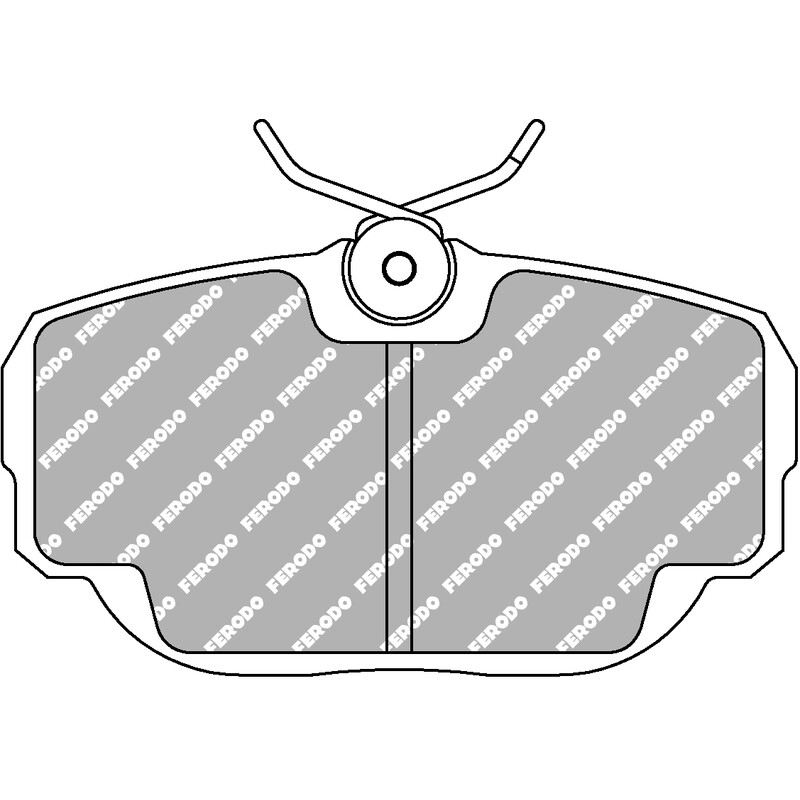 Plaquettes de Freins Avant Ferodo DS3000 pour BMW Z1 (88-91)