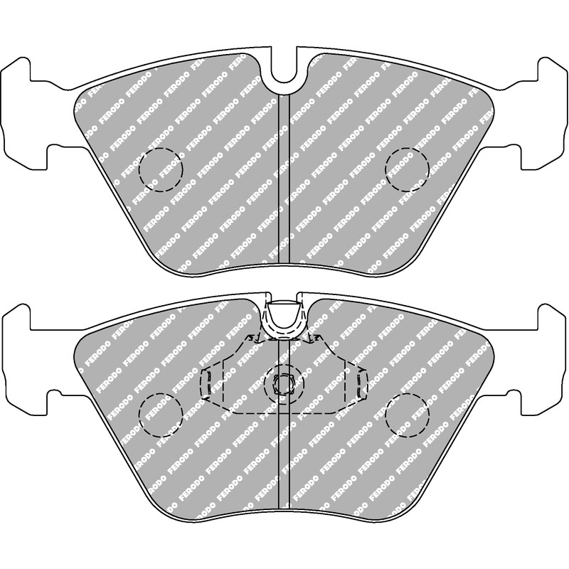 Plaquettes de Freins Avant Ferodo DS2500 pour BMW Z4 E86 (06-09)