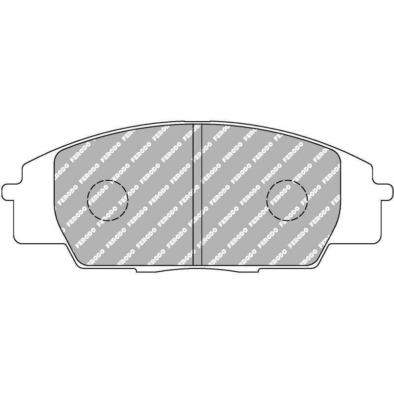 Plaquettes de Freins Avant Ferodo DS2500 pour Honda Civic Type R EP3 (01-05)