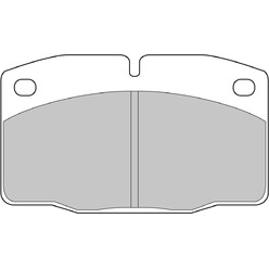 Plaquettes de Freins Avant Ferodo DS3000 pour Opel Manta B (75-88)