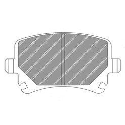 Plaquettes de Freins Arrière Ferodo DS2500 pour Seat Altea (2004+)