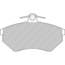 Plaquettes de Freins Avant Ferodo DS3000 pour VW Jetta 3 - FCP774R (91-98)