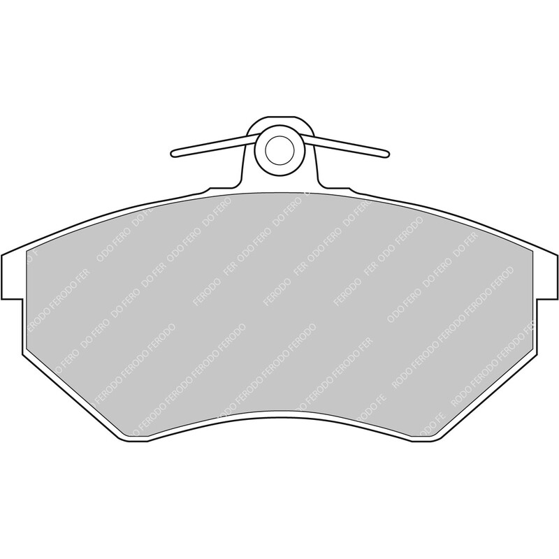 Plaquettes de Freins Avant Ferodo DS3000 pour VW Polo 6K (95-01)