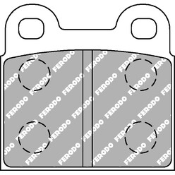 Plaquettes de Freins Avant Ferodo DS2500 pour Volvo 66 (75-80)