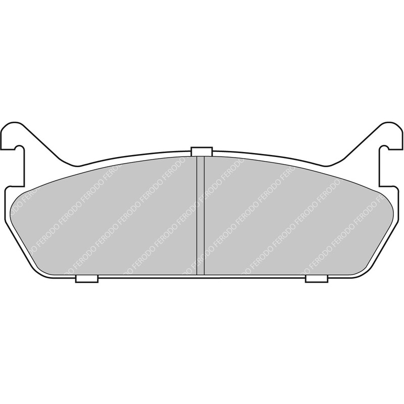 Plaquettes de Freins Arrière Ferodo DS Performance pour Mazda MX-5 NA (90-94)