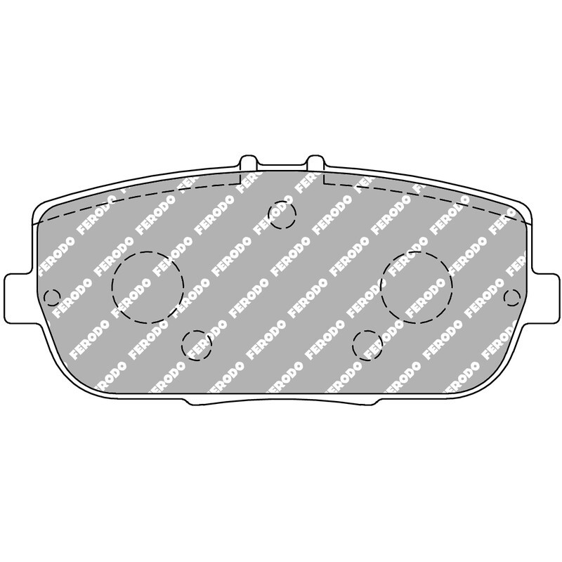 Plaquettes de Freins Arrière Ferodo DS2500 pour Mazda MX-5 NC (2005+)