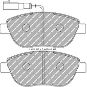 Plaquettes de Freins Avant Ferodo DS2500 pour Fiat Multipla (99-10)