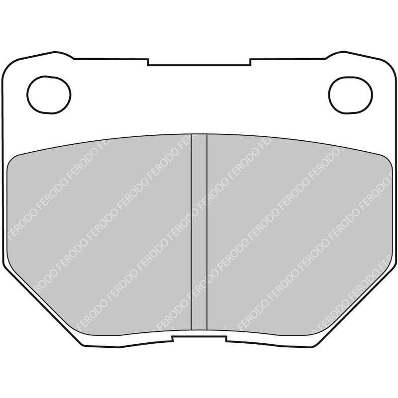 Plaquettes de Freins Arrière Ferodo DS Performance pour Nissan 300ZX (89-01)