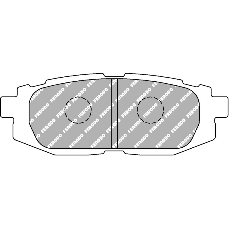 Plaquettes de Freins Arrière Ferodo DS Performance pour Toyota GT86 (2012+)