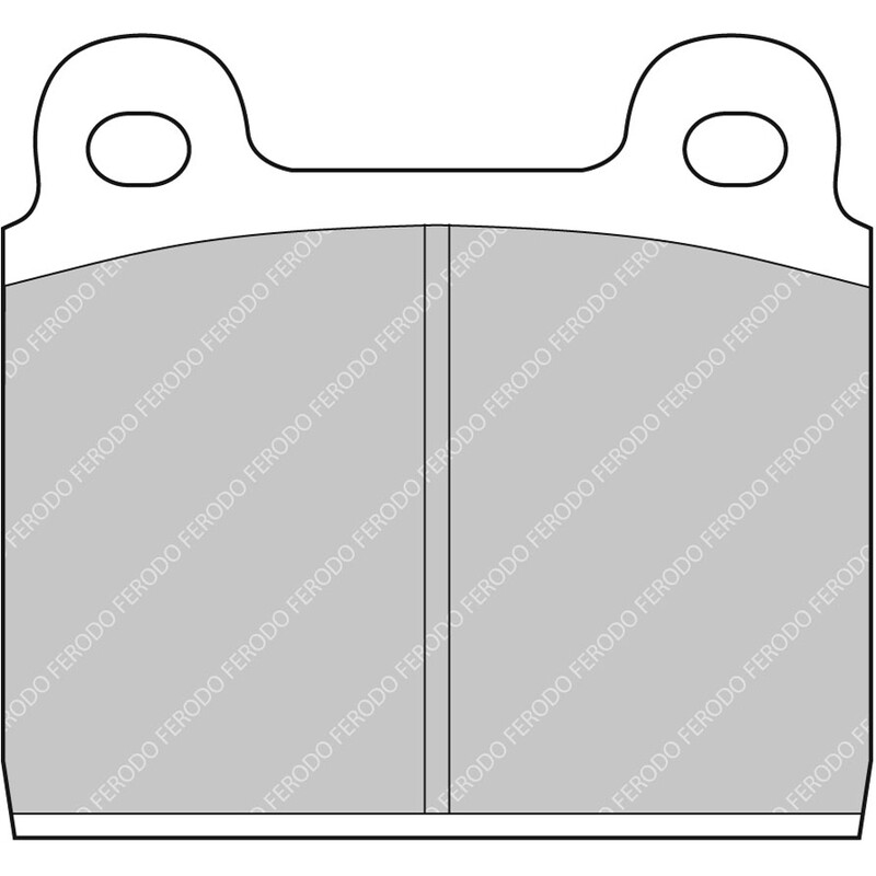 Plaquettes de Freins Avant Ferodo DS3000 pour Opel Monza (83-86)