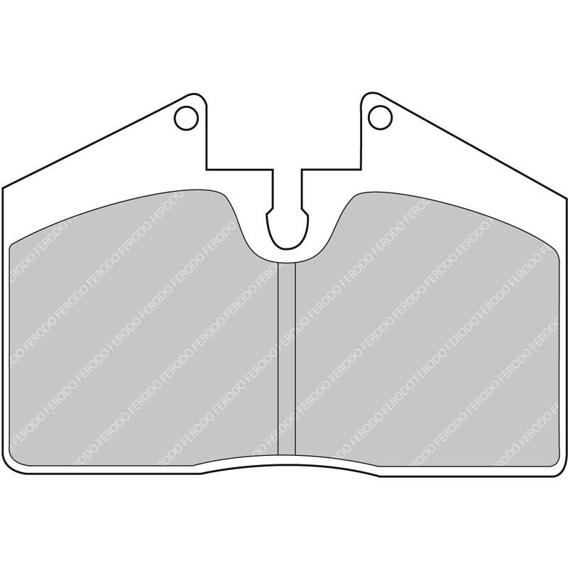 Plaquettes de Freins Avant Ferodo DS3000 pour Porsche 968 (91-95)