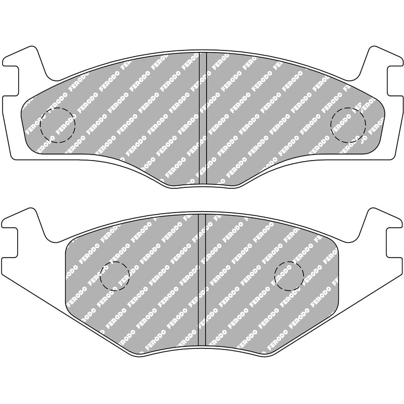 Plaquettes de Freins Avant Ferodo DS3000 pour VW Scirocco (80-92)