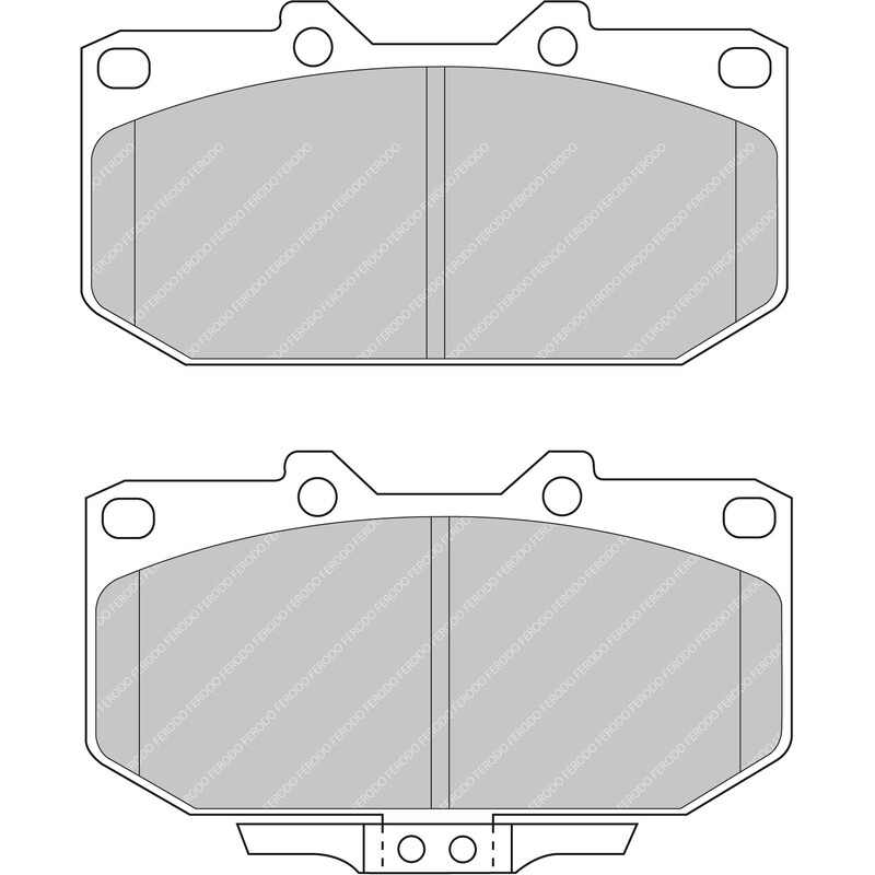 Plaquettes de Freins Avant Ferodo DS2500 pour Subaru Impreza GD / GG WRX (00-08)