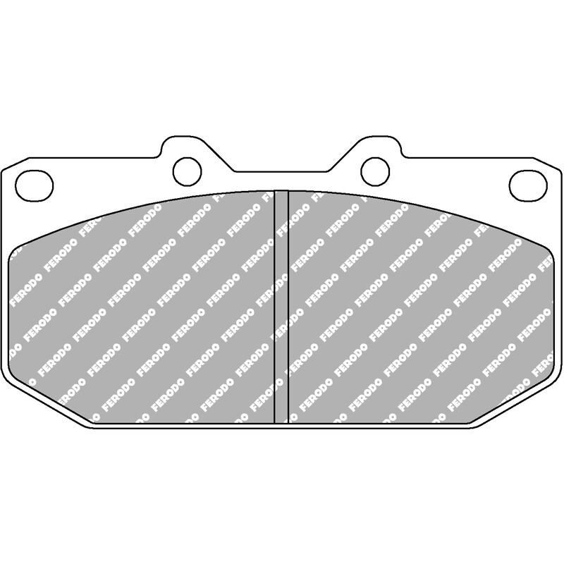 Plaquettes de Freins Avant Ferodo DS2500 pour Subaru Impreza GD / GG (00-08)