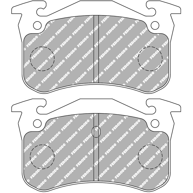 Plaquettes de Freins Arrière Ferodo DS Performance pour Peugeot 309 GTI (86-93)