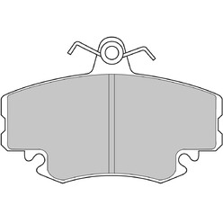 Plaquettes de Freins Avant Ferodo DS Performance pour Renault 20 FDS845 (77-83)