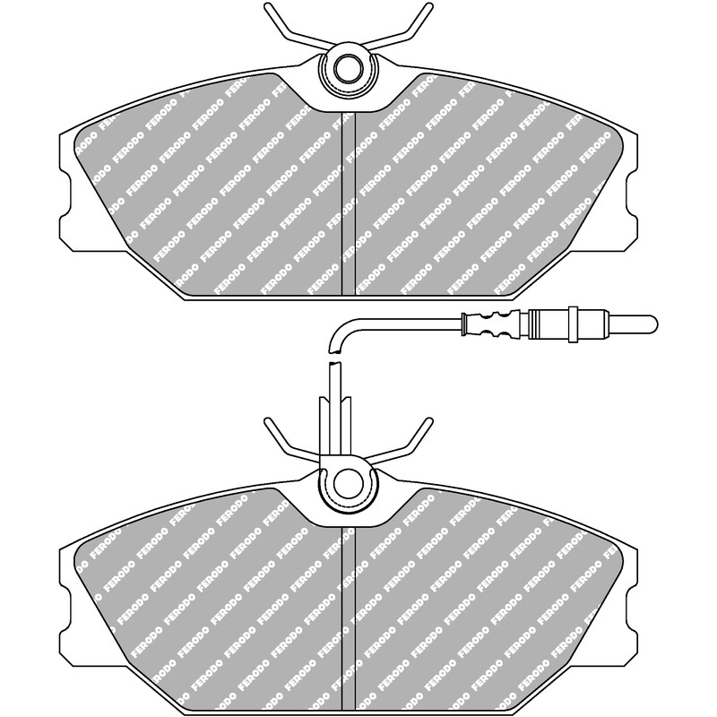 Plaquettes de Freins Avant Ferodo DS2500 pour Renault Laguna (93-01)