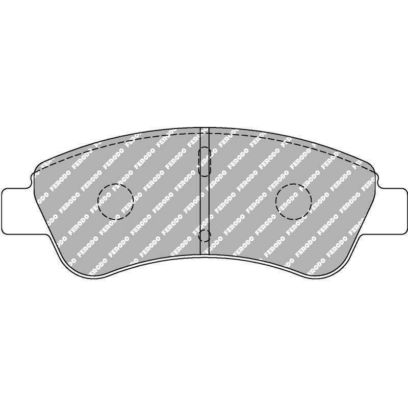 Plaquettes de Freins Avant Ferodo DS3000 pour Citroen C2 VTS (2003+)