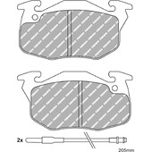 Plaquettes de Freins Avant Ferodo DS3000 pour Citroen ZX (91-97)