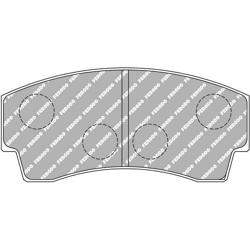 Plaquettes de Freins Arrière Ferodo DS2500 pour Subaru Impreza GD / GG Evo Gr. N (2006+)