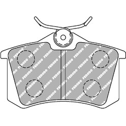 Plaquettes de Freins Arrière Ferodo DS3000 pour Seat Toledo 1L (91-99)