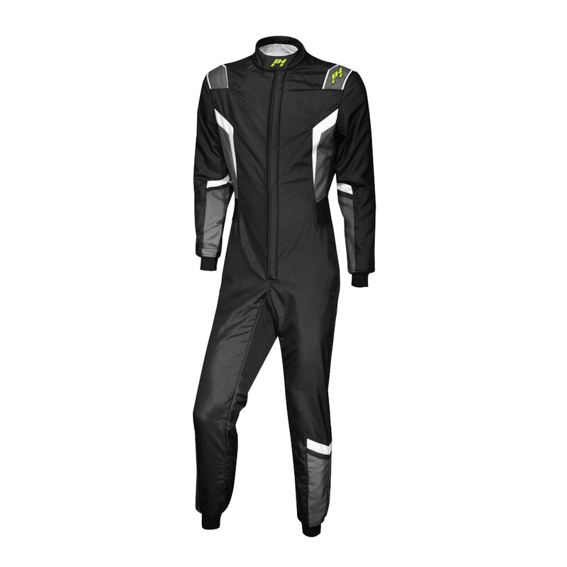 Combinaison P1 Pro-SF Noire & Gris Clair (FIA 8856-2018)
