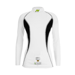 T-Shirt Femme P1 Slim Fit Elite Blanc & Noir (FIA 8856-2018)