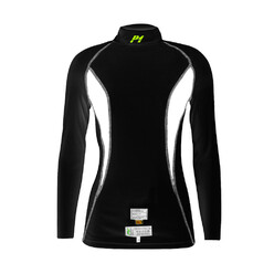 T-Shirt Femme P1 Slim Fit Elite Noir & Blanc (FIA 8856-2018)