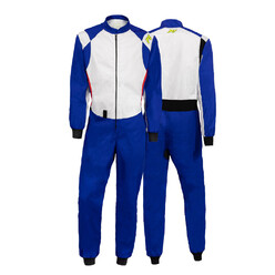Combinaison P1 Kart Indoor RK-22 Bleu Royal & Blanche